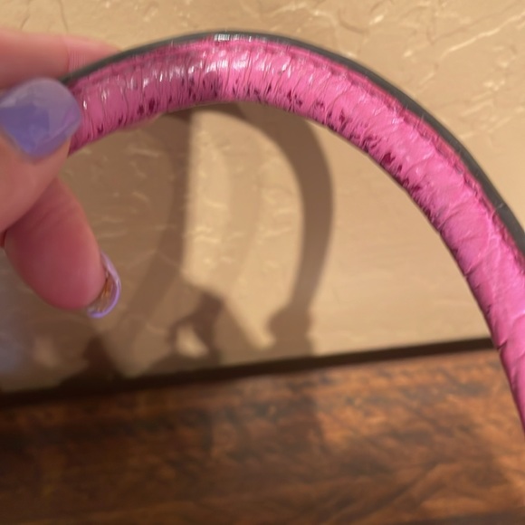 Michael Kors Dillon Croc Embossed Satchel Convertible Bag EUC MSRP $599 - Picture 11 of 16